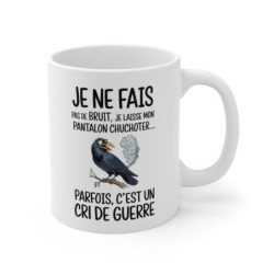 Mug Humoristique Corbeau - Tasse Drôle et Originale pour des Pauses Café Uniques