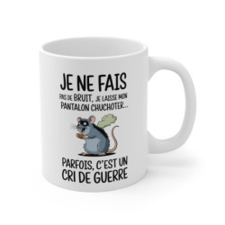 Mug Humoristique Rat - Tasse Mug Cadeau Humour Original - Rigolo Amusant Anniversaire