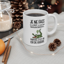 Tasse Mug Humour Original - Crocodile Rigolo et Amusant - Idée Cadeau Anniversaire Drôle et Unique