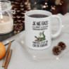 Tasse Mug Humour Original - Crocodile Rigolo et Amusant - Idée Cadeau Anniversaire Drôle et Unique