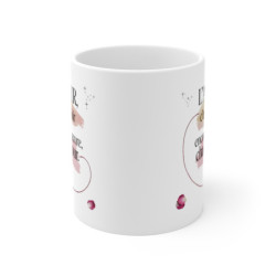 Mug Céramique Romantique Poétique - Cadeau Saint-Valentin, Anniversaire, Couple, Design Élégant, Idée Originale et Durable