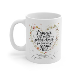 Mug Romantique - L'Amour,...