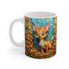 Mug Tasse Biche Enchantée -  Design Féérique, Cadeau Original et Mignon pour les Amoureux de la Nature et des Animaux