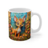 Mug Tasse Biche Enchantée -  Design Féérique, Cadeau Original et Mignon pour les Amoureux de la Nature et des Animaux