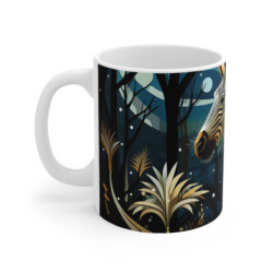 Mug Tasse Zèbre Élégant -  Design Artistique Safari, Cadeau Original et Naturel pour Amoureux des Animaux et de l'Aventure
