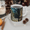 Mug Tasse Zèbre Élégant -  Design Artistique Safari, Cadeau Original et Naturel pour Amoureux des Animaux et de l'Aventure