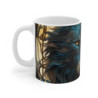 Mug Tasse Design Loup Mystique -  Artistique et Sauvage, Cadeau Unique pour Amoureux de la Nature et des Animaux