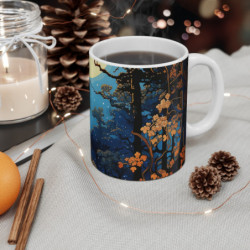 Mug Singe Mystique - Tasse en Céramique Artistique pour Amateurs de Nature, Cadeau Original et Unique