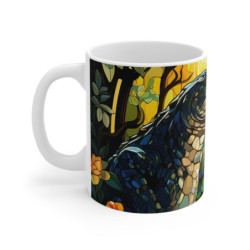 Mug Alligator Majestueux - Design Artistique et Coloré, Cadeau Unique pour les Amateurs de Nature et de Faune Sauvage