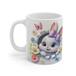 Mug Lapin Mignon avec Nœud...