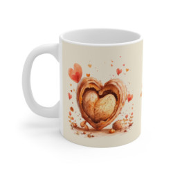 Mug Écureuil Romantique - "I'm Nuts About You" avec Design Mignon et Amoureux
