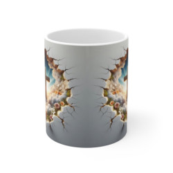Mug Croix et Lumière - Design Inspirant et Spirituel - Cadeau Idéal pour la Foi et la Spiritualité