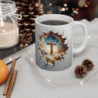 Mug Croix et Lumière - Design Inspirant et Spirituel - Cadeau Idéal pour la Foi et la Spiritualité
