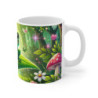 Mug avec Design de Grenouille Enchantée – Motif Forêt Magique et Champignons Colorés