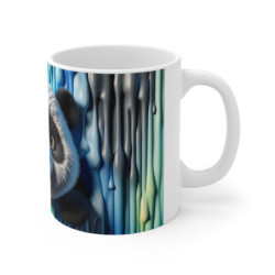 Mug Tasse Coloré Panda Multicolore avec Effet de Peinture – Cadeau Unique et Mignon