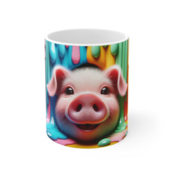 Mug Tasse Coloré Cochon...
