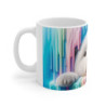 Mug Tasse Coloré Ours Polaire Multicolore – Illustration Mignonne et Artistique
