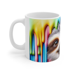 Mug Tasse Animal Paresseux Multicolore – Illustration Animale Adorable et Artistique