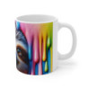 Mug Tasse Animal Paresseux Multicolore – Illustration Animale Adorable et Artistique