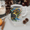 Mug Tasse Moto Art – Design Coloré et Dynamique pour Passionnés de Moto, Motard