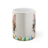 Mug Tasse Animal Chat de Pâques – Design Adorable avec Chaton et Oreilles de Lapin