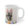 Mug Tasse Animal Chat de Pâques – Design Adorable avec Chaton et Oreilles de Lapin