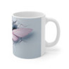 Mug Libellule Rose Élégante - Design 3D, Créatif, Nature, Insecte, Ailes Délicates, Décoration Unique
