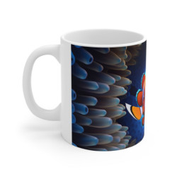 Mug Tasse Poisson Clown - Illustration 3D de Récif Corallien et Anémones Marines