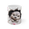 Mug Tasse Animal Loutre Adorable avec Fleurs de Cerisier - Design 3D Unique Idée cadeau