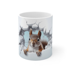 Mug Tasse Écureuil 3D -...