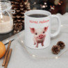 Tasse Mug Animal Personnalisé Prénom – Petit Cochon Rigolo – Cadeau Unique et Original pour enfants et adultes