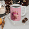 Mug Personnalisé Vache Highland Casse-Mur Tasse Originale et Mignonne avec Effet 3D pour Amoureux des Animaux et Cadeaux