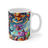 Mug Monde Fantastique - Tasse Magique avec Animaux et Livres Volants, Idéale pour les Amateurs de Rêves et d'Imagination