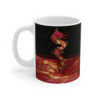 Mug Dragon Céleste - Tasse en Céramique avec Dragon Mystique et Fond Étoilé,  Fantasy et de Symbolisme Oriental