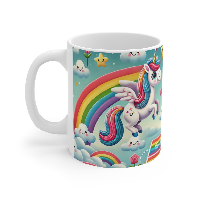 Mug Licorne et Dragon - Tasse Magique en Céramique,  Amoureux des Univers Fantastiques, enfants et adultes