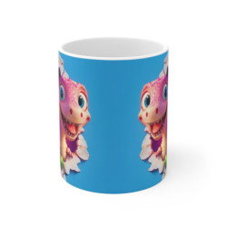 Mug Dinos Aventure - Tasse en Céramique avec Deux Petits Dinosaures Amusants,  Amateurs de Fun et d’Aventure Préhistorique