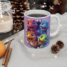 Mug Dino Squad - Tasse en Céramique avec Quatre Dinosaures Adorables, Fun et Couleurs à Vos Matins