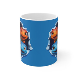 Mug Dinos Fous - Tasse en Céramique avec Quatre Dinos Rigolos,  Passionnés de Préhistoire et de Designs Fun