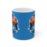 Mug Dinos Fous - Tasse en Céramique avec Quatre Dinos Rigolos,  Passionnés de Préhistoire et de Designs Fun