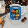 Mug Dinos Fous - Tasse en Céramique avec Quatre Dinos Rigolos,  Passionnés de Préhistoire et de Designs Fun