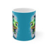 Mug Tasse Dino Duo – Deux Petits Dinos Adorables Surgissant du Mur pour enfants et adultes