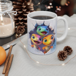 Mug Tasse Dinosaure Frissons – Les Petits Explorateurs Préhistoriques Débarquent ! pour enfants et adultes
