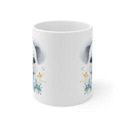 Mug Koala Magique en Céramique  – Cadeau Original, Douceur Australienne & Décor Étoilé avec Fleurs Enchantées