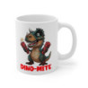 Mug Tasse Dino-Mite – T-Rex Explosif & Fun – Cadeau Humoristique pour Fans de Dinosaures et BD