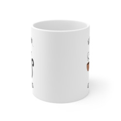 Mug Tasse Animal Humour Chat et Café – "Le Café d'Abord, le Chaos Après" – Tasse Originale et Cadeau Idéal