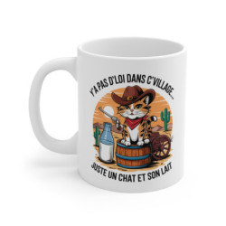 Mug Chat Cowboy – "Y'a pas...