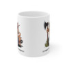 Mug Tasse Drôle Chat Viking – "À l’attaque ! Pour la gloire et les croquettes !" – Humour & Guerrier Nordique