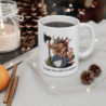 Mug Tasse Drôle Chat Viking – "À l’attaque ! Pour la gloire et les croquettes !" – Humour & Guerrier Nordique