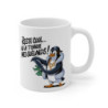 Mug Tasse Pingouin Drôle "Reste Cool… ou Je T’envoie Mes Goélands !" – Humour, Style Gangsta & Détente