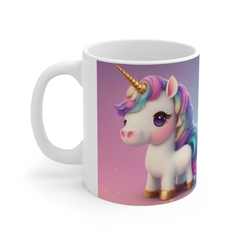 Mug Licorne Magique - Tasse Fantaisie 325ml - Cadeau Fille, Enfant, Amoureux des Licornes & Univers Féérique
